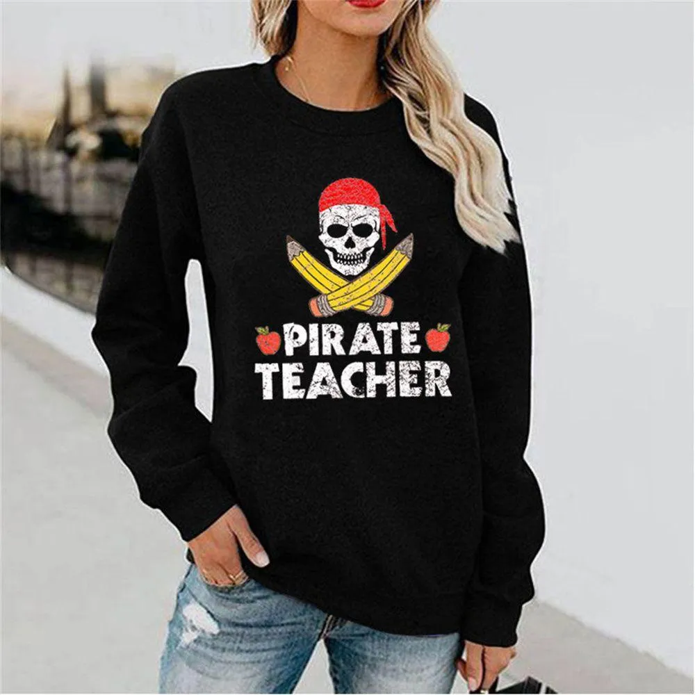 Graphic long Sleeve Shirts Pencil